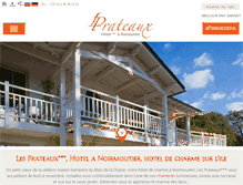 Tablet Screenshot of lesprateaux.com